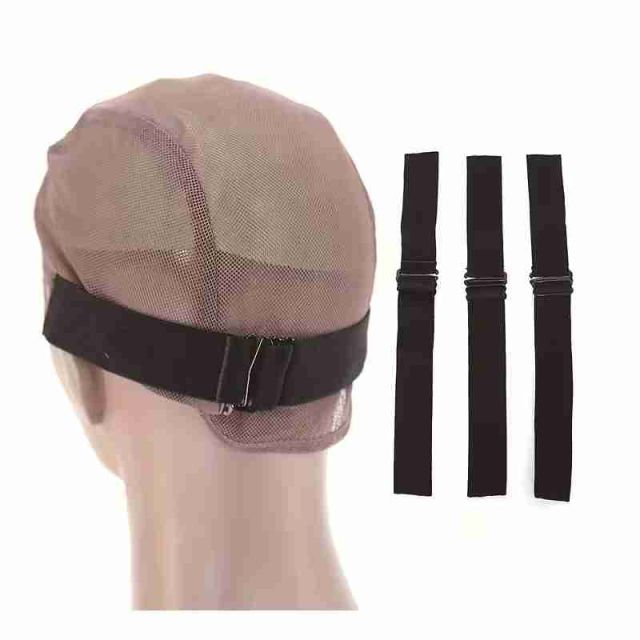 Black Adjustable Wig Elastic Band Wig Adjustable Band Wig Cap Accessories Making Tools