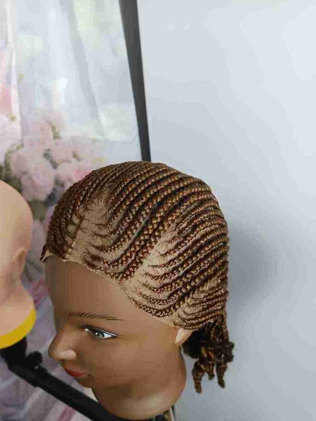 Black Patterned Conrow